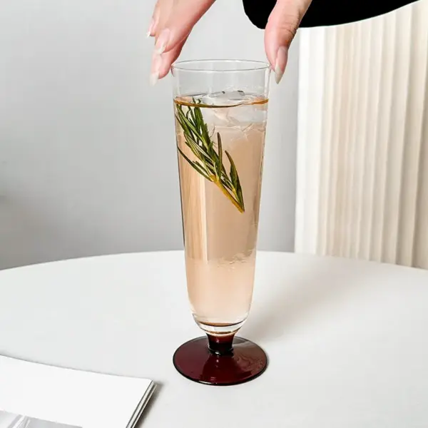 AmberGlow Tall Stem Glass - Image 2